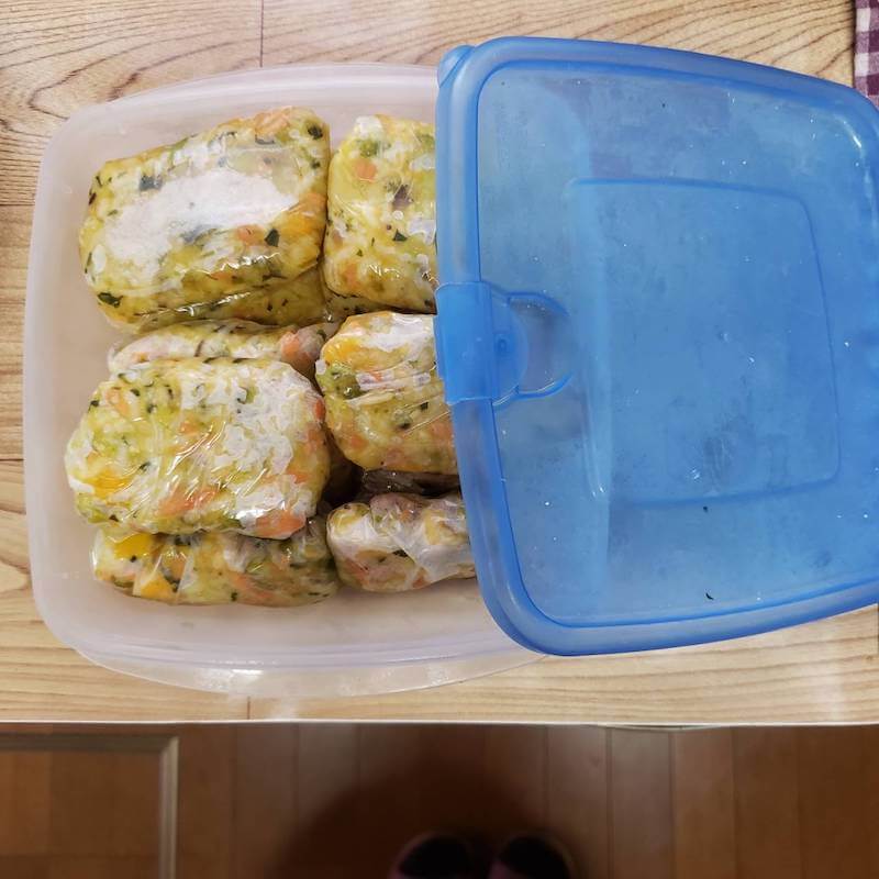 犬の手作りごはん